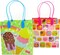 Tiny Mills Ice Cream Party Favor Bags Treat Bags with Handles Candy Bags for Birthday Party ,12 Pack